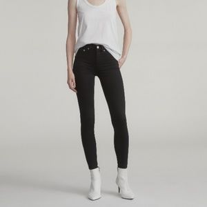 Brand New w/Tag Rag & Bone High-rise Black Skinny